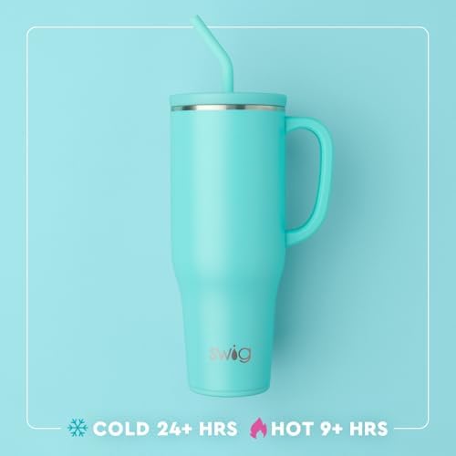 Swig Life 40oz Insulated Mega Mug with Handle & Straw, Trick or Treat