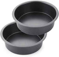 HONGBAKE Round Cake Pan Set for Baking, 8 Inch, Nonstick Deeper Circle