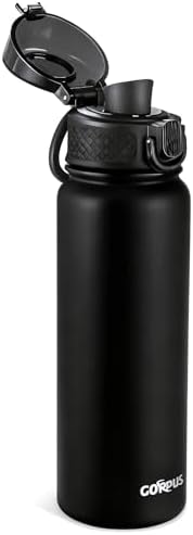 GOPPUS Insulated Water Bottle 20oz Stainless Steel BPA-Free Sports