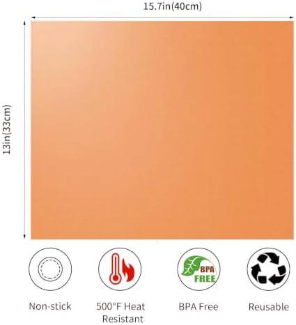 Copper Grill Mats for Outdoor Grill Set of 6 - Nonstick Reusable