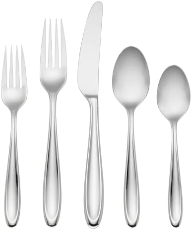 Lenox Cantera 65-Piece 18/10 Silverware Set for 12, Flatware