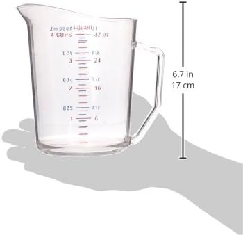 Cambro Manufacturing 100MCCW135 Camwear Measuring Cup 1 qt (1 Each)