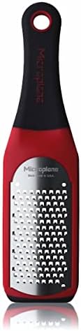 Microplane Artisan Series Cheese Grater and Zester (Coarse, Red)