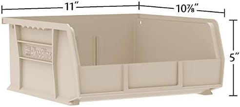 Akro-Mils 30235 AkroBins, 11"x11"x5", 6-Pack