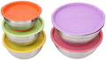 Hidyliu Stainless Steel Mixing Bowls Set, Colorful Nesting Sizes