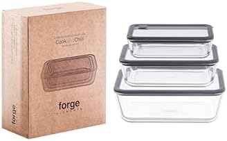 Glass Bake&Chill Rectangular Bakeware Set of 3