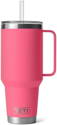 YETI Rambler 42 oz Straw Mug, Tropical Pink