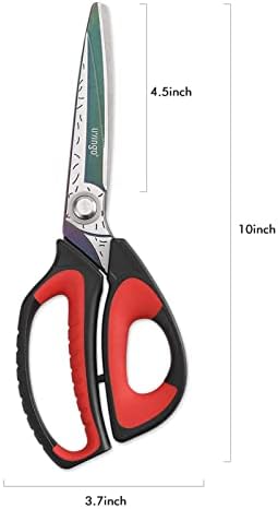LIVINGO 10" Heavy Duty Multipurpose Shears for Shop & Garden