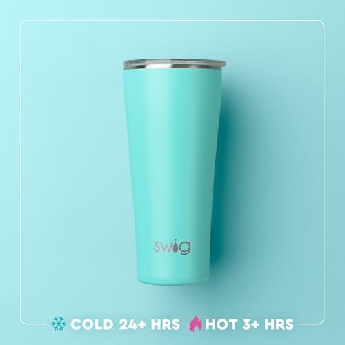 Swig Life 32oz Insulated Tumbler with Lid, Dreamsicle