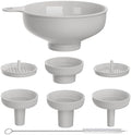 Wide Mouth Kitchen Funnel, Food Grade Plastic Cooking Canning Funnel