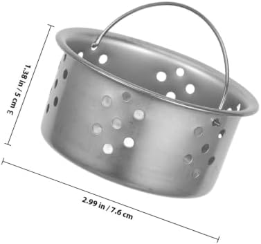 DOITOOL 3-piece Sink Strainer Set Sturdy Stainless Steel Filter Basket