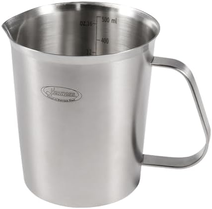Newness 2 Cup Stainless Steel Measuring Cup, Metal Measure Cup, 16