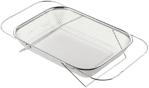 Expandable Over-The-Sink Colander Basket - Wash, Drain & Dry with