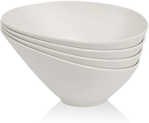 LOVYANXUE Salad Bowls, 4 Packs Serving Bowl, Compostable 33 Ounce