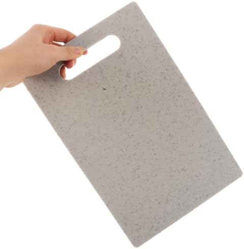 4pcs Plastic Cutting Board Set with Storage Stand for Kitchen