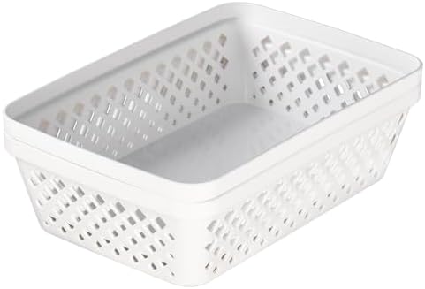 Glad Plastic Storage Basket Set - Multipurpose Drawer Trays, Kitchen