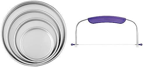 Wilton Round Cake Pans, Aluminum, 4 Piece Set