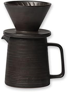 Stoneware Handmade Pour Over Coffee Maker Set, 16oz