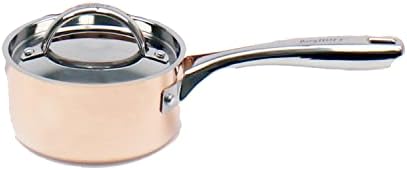 Berghoff Copper Tri-Ply Cookware Set, Stainless Steel Pots & Pans, 6Pc