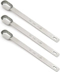 3PCS 1/2TSP(2.5ML) Measuring Spoon, Stainless Steel Long Handle