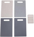 Colorful 4PCS Kitchen Cutting Board Set with Non Slip Stand for Meat