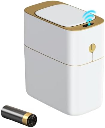 funest 3.6 Gallon Slim Motion Sensor Bathroom Trash Can