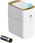 funest 3.6 Gallon Slim Motion Sensor Bathroom Trash Can