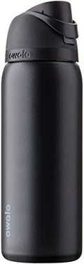 Owala FreeSip Stainless Steel Water Bottle 32 oz Very, Very Dark