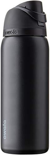 Owala FreeSip Stainless Steel Water Bottle 32 oz Very, Very Dark