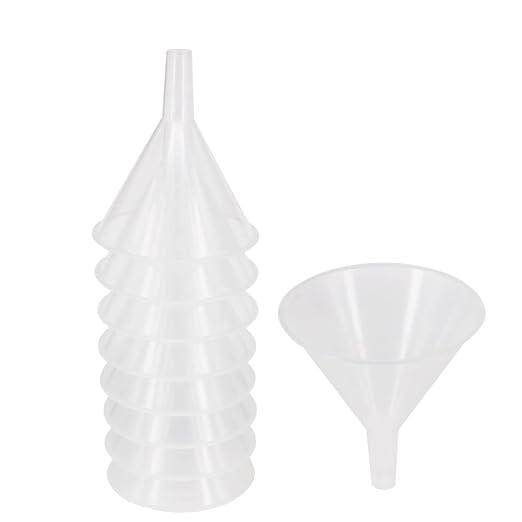 8 Pack Multi-Purpose Plastic Funnels by zmybcpack