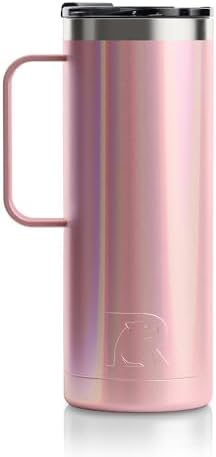 RTIC 20oz Travel Mug, Stainless Steel Insulated Coffee Cup with Lid