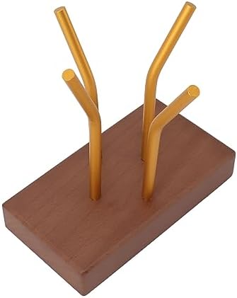 Coffee Filter Holder Wooden Base Coffee Paper Storage Rack Coffee