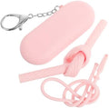 Silicone Foldable Drinking Straw Set with Case and Cleaning Tool for