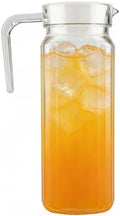 34 oz Acrylic Pitcher with Lid and Spout,1100ml Hot/Cold Water Jug for