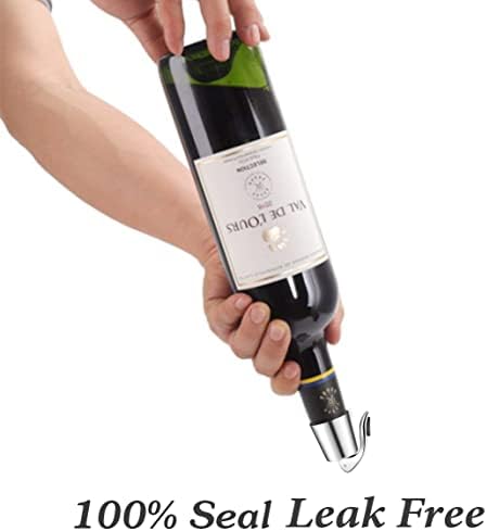 2-Pack Wine Stoppers, Airtight Seals to Keep Wine Fresh, Easy