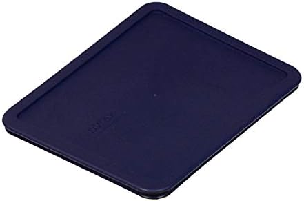 Pyrex 7212 11-Cup Glass Dishes with Dark Blue Lids, 2-Pack