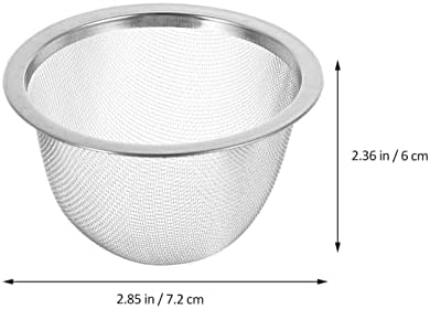 Operitacx 8-Pack Stainless Steel Tea Infuser Baskets, 3-Inch Strainers