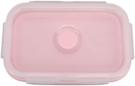 Pongnas 500ml Silicone Food Storage Containers for Camping Microwave