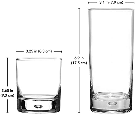 Home Essentials & Beyond Drinking Glassware Set Set of 12 Tumbler and