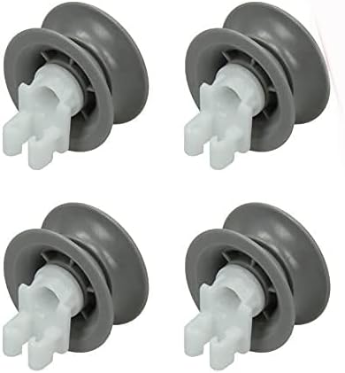 (4 Pack) 00611666 Genuine BOSCH OEM Dishwasher Rack Wheel Replaces