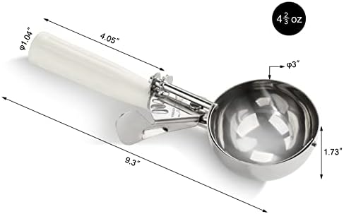 New Star Foodservice 34745 Food Disher/Ice Cream Scoop, Size 6