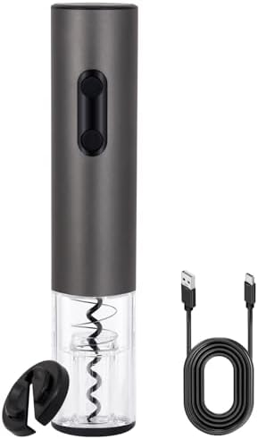 Electric Wine Opener,Rechargeable Automatic Wine Corkscrew with Foil