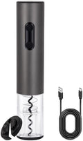 Electric Wine Opener,Rechargeable Automatic Wine Corkscrew with Foil