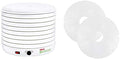 Nesco FD-1018A Dehydrator and NESCO LM-2-6 Mesh Screens, 2 Pack