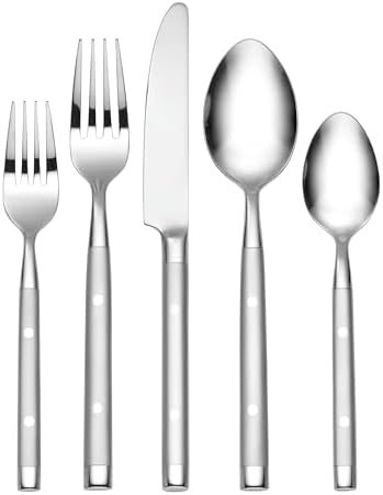 Hampton Forge Shangrila Frosted 20-Piece Silverware Set for 4