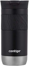 Contigo Byron Vacuum-Insulated Stainless Steel Travel Mug, Licorice