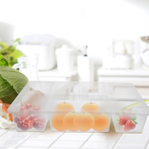 Kichvoe Food Storage Container with Lid, Stackable Refrigerator