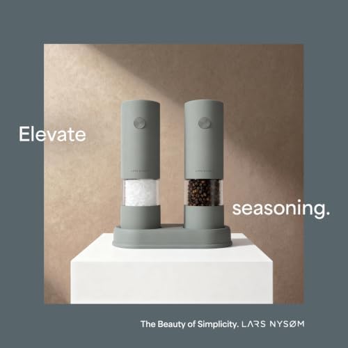 LARS NYSØM Electric Salt and Pepper Grinder Set