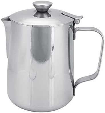 Milk Frothing Pitcher Stainless Steel Coffee Milk Frother Cup Mug Foam