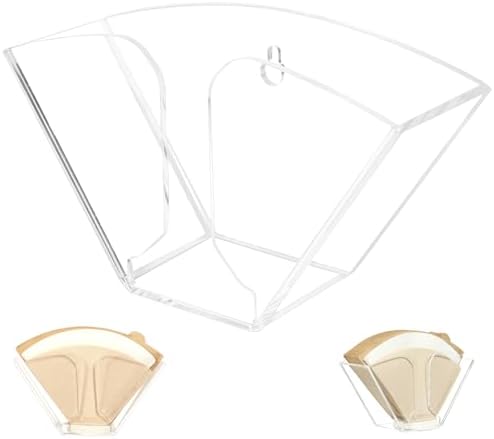 Kamehame Coffee Filter Holder, Wall Mount Coffee Filter Dispenser